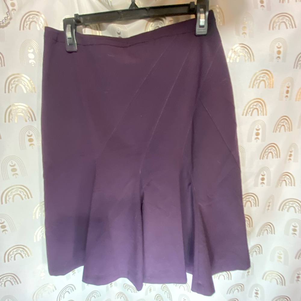 Worthington Deep Purple Midi Skirt